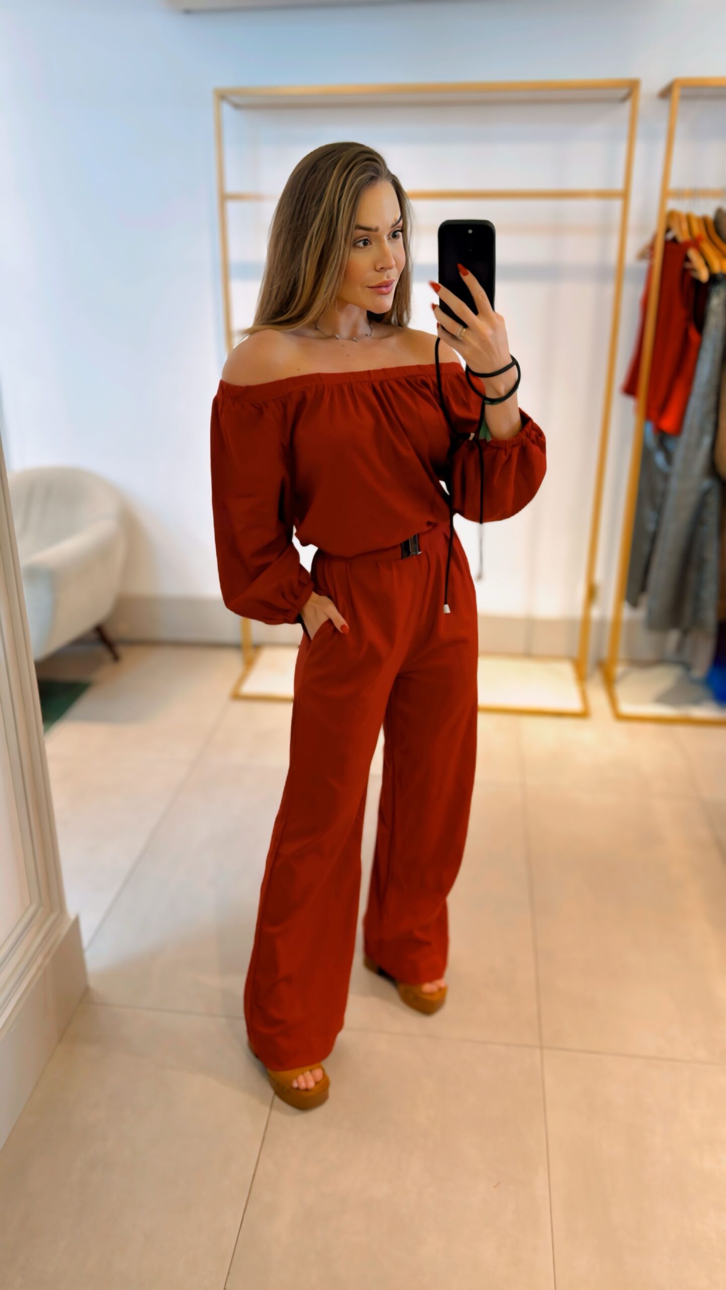 Macacão Viscolinho Red