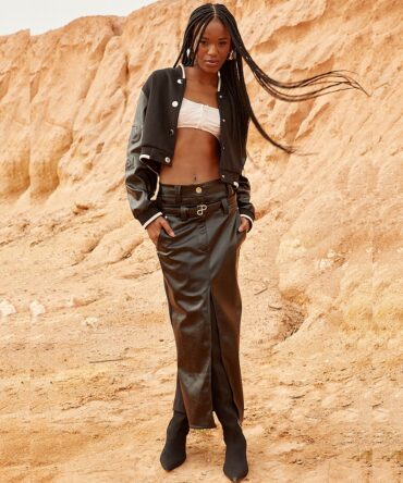 Saia Longa Com Cós Duplo