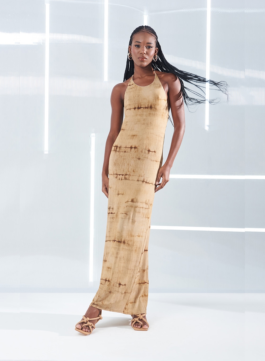 Vestido Longo Dyed