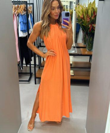 Vestido Solto de Linho