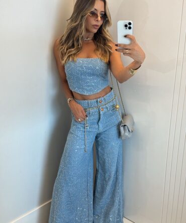 Calça Pantalona Glow