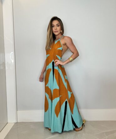 Vestido Longo Polinesia